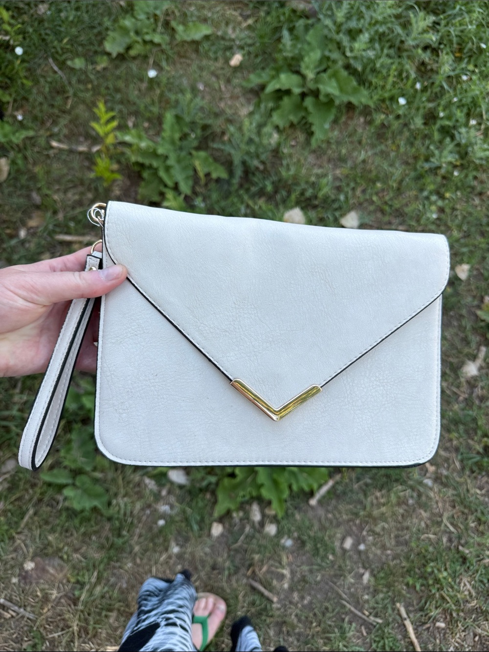 Dolce girl crossbody chain strap faux leather purse convertible to clutch